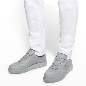 Givenchy Men's Leather G4 Logo Low-Top Sneakers in Graphite Size 43